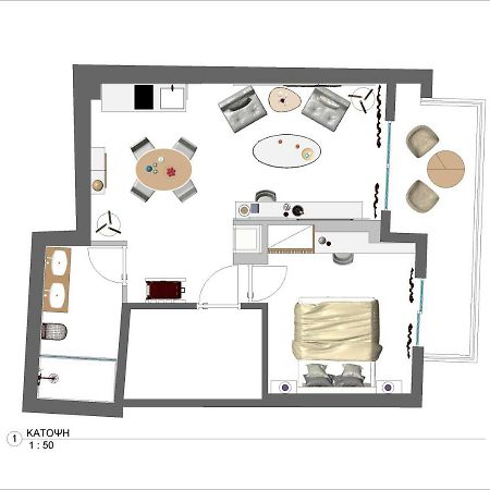 헐소니소스 Sonia Center II 아파트 외부 사진